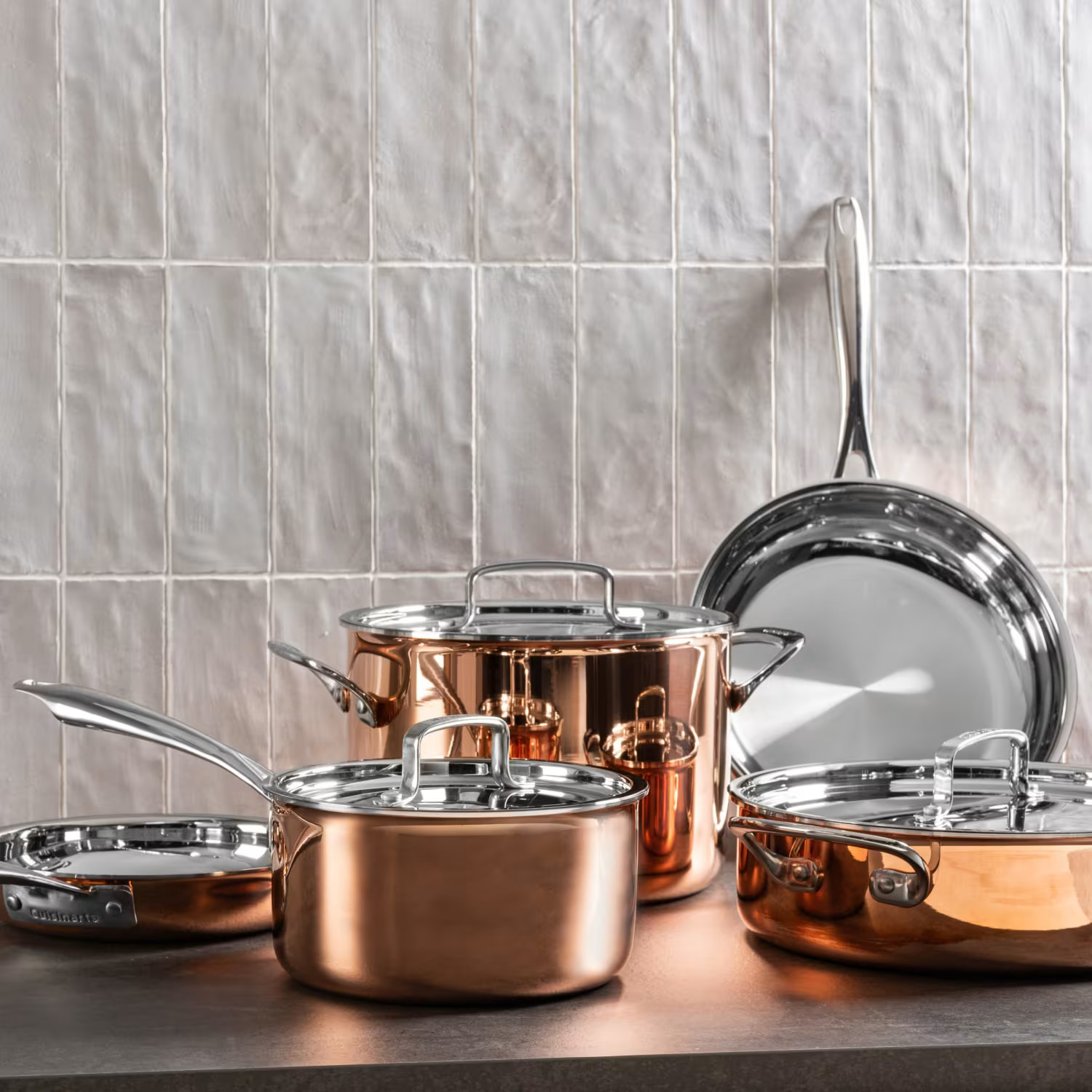 Cuisinart Tri Ply Stainless Steel 8 Piece Copper Cookware Set | Magnolia