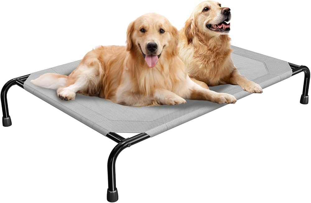 Simple Trending Raised Bed for Extra Large Dog, Waterproof XL Pet Cot, Breathable Big Bed Load 40... | Amazon (US)