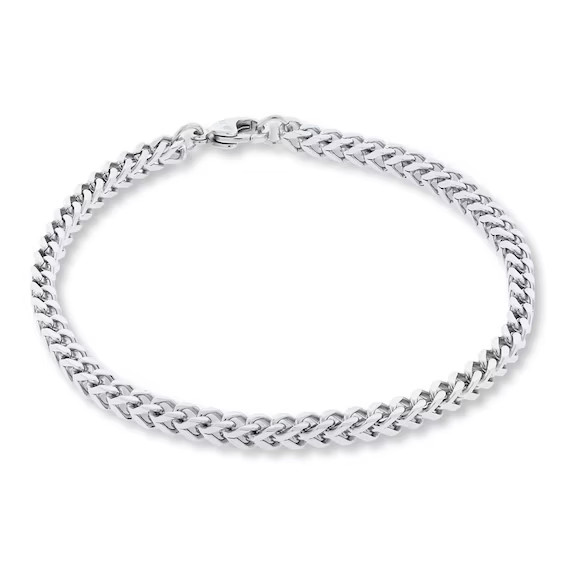 Men's Foxtail Bracelet Stainless Steel 9" Length | Kay Jewelers