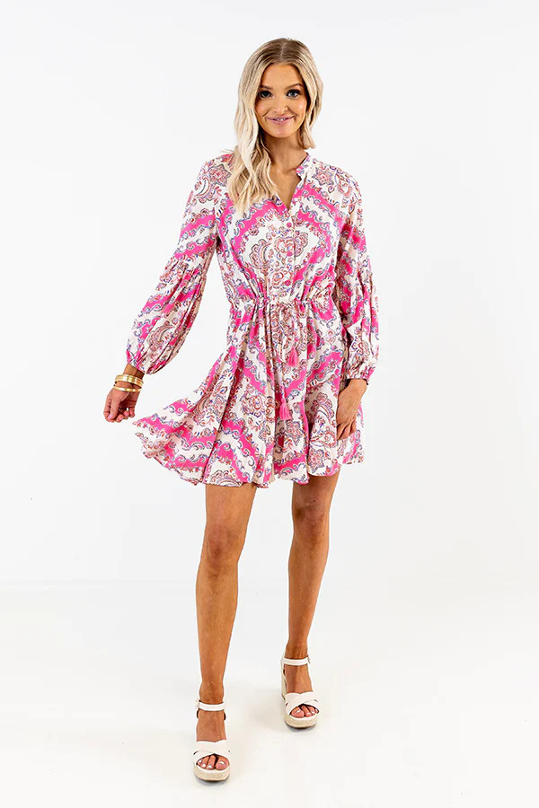 Classic And Keen Paisley Dress | Impressions Online Boutique