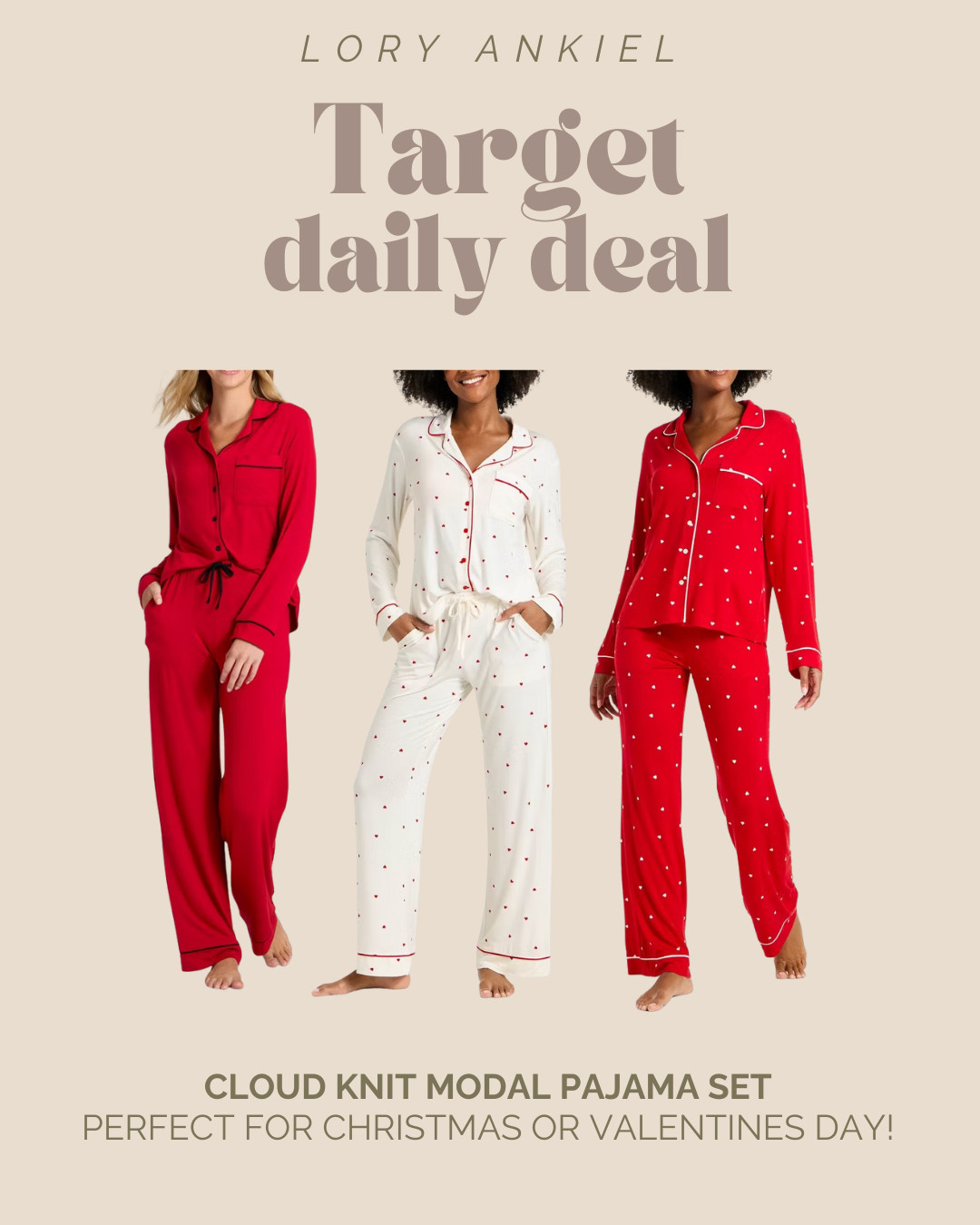 Target Daily Deal! - Women's cloud knit Pajama Set!

#Christmaspjs #Valentinespjs #pajamas 

 #LTKGiftGuide #LTKHoliday #LTKSaleAlert