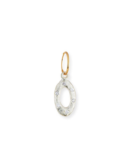 Lee Brevard Old Money Oval Single Earring with Stones | Neiman Marcus