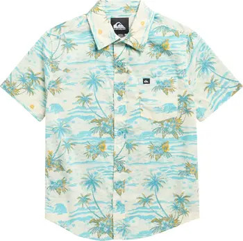 Sundown Classic Short Sleeve Button Front Shirt | Nordstrom