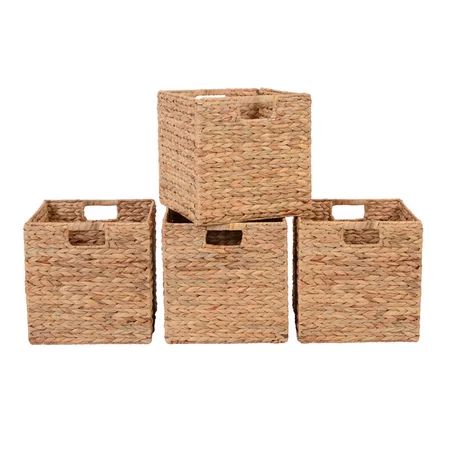 Better Homes & Gardens Fold Basket Set of 4 | Walmart (US)