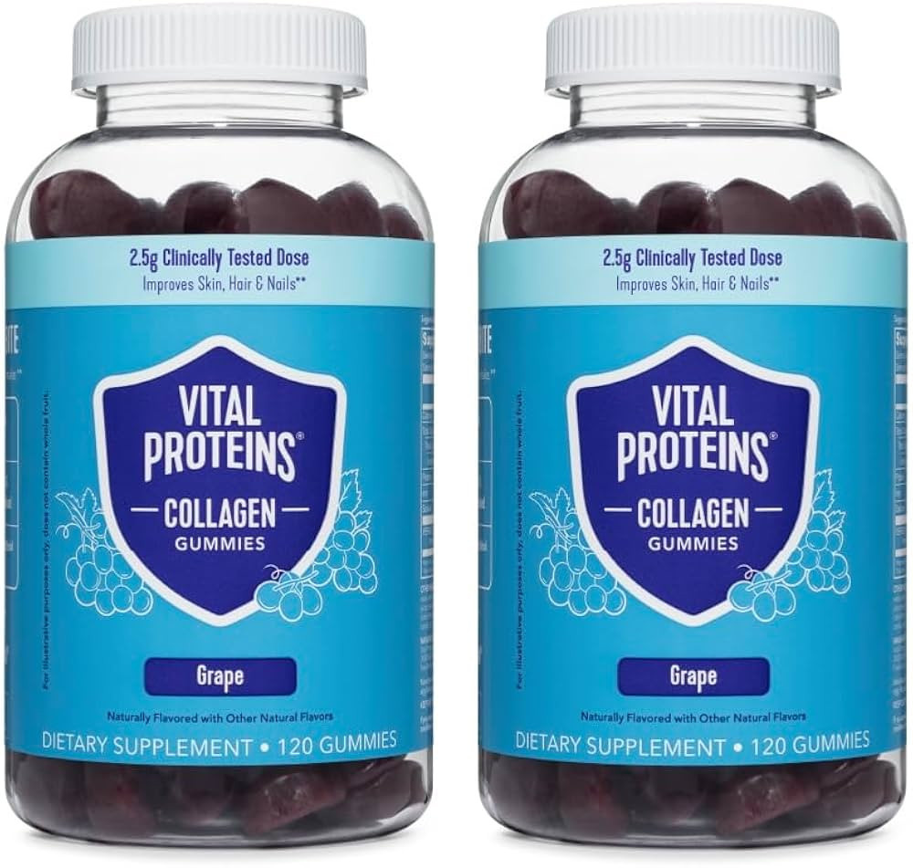 Vital Proteins Collagen Gummies, 2.5g of Clinically-Tested Collagen for Hair, Skin, Nails & Wrink... | Amazon (US)