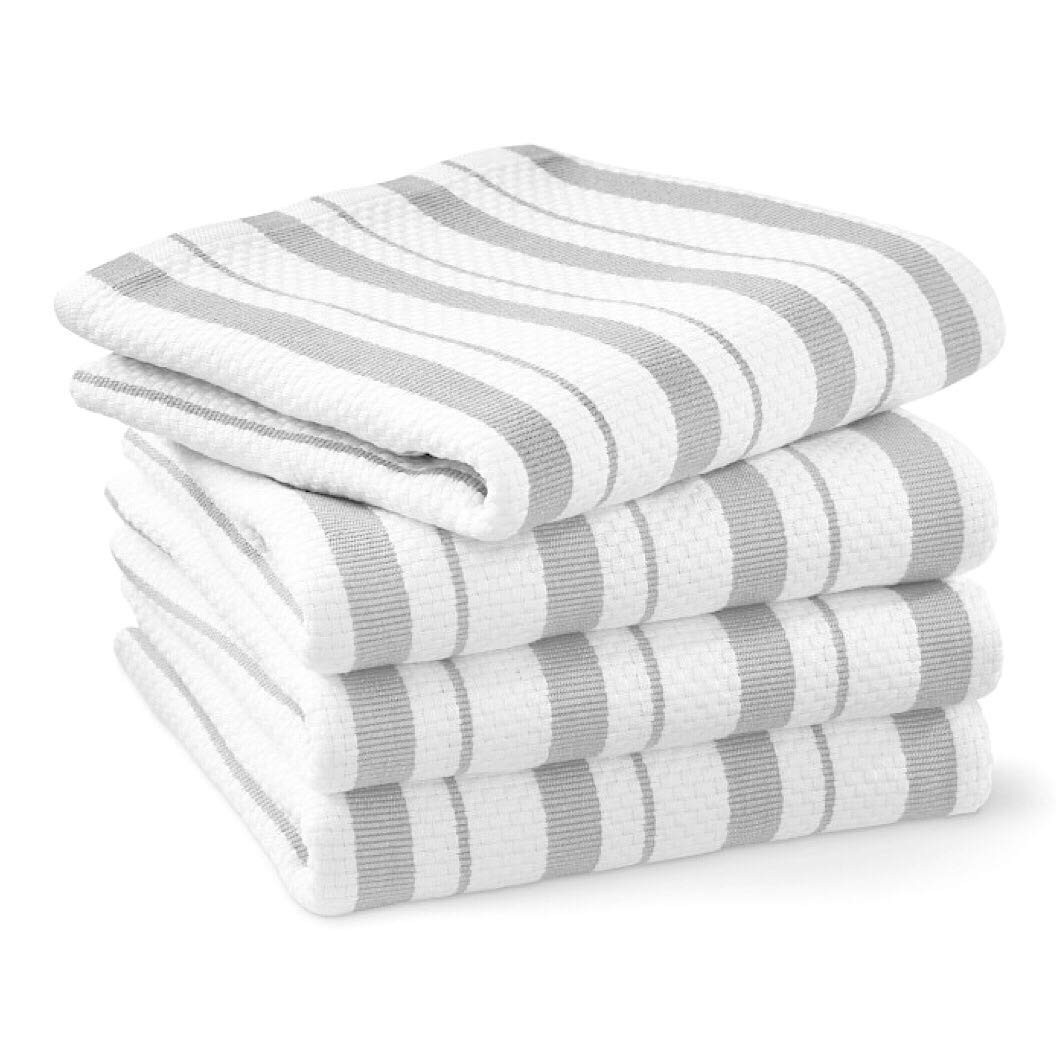 Williams-Sonoma Classic Striped Towels, Cotton,Set of 4 (Drizzle) | Amazon (US)
