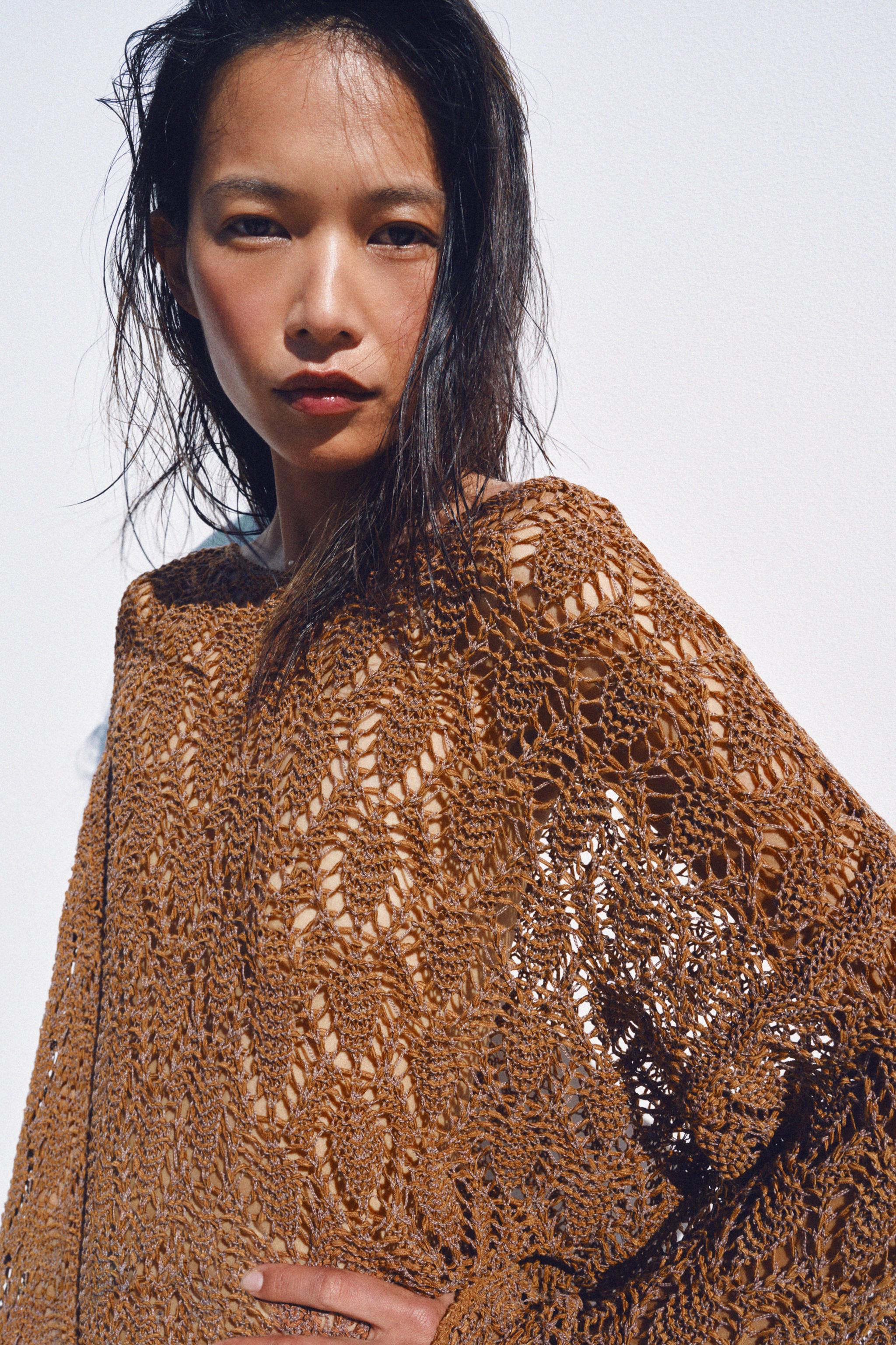 OPEN-KNIT BELL SLEEVE JUMPER | Zara US