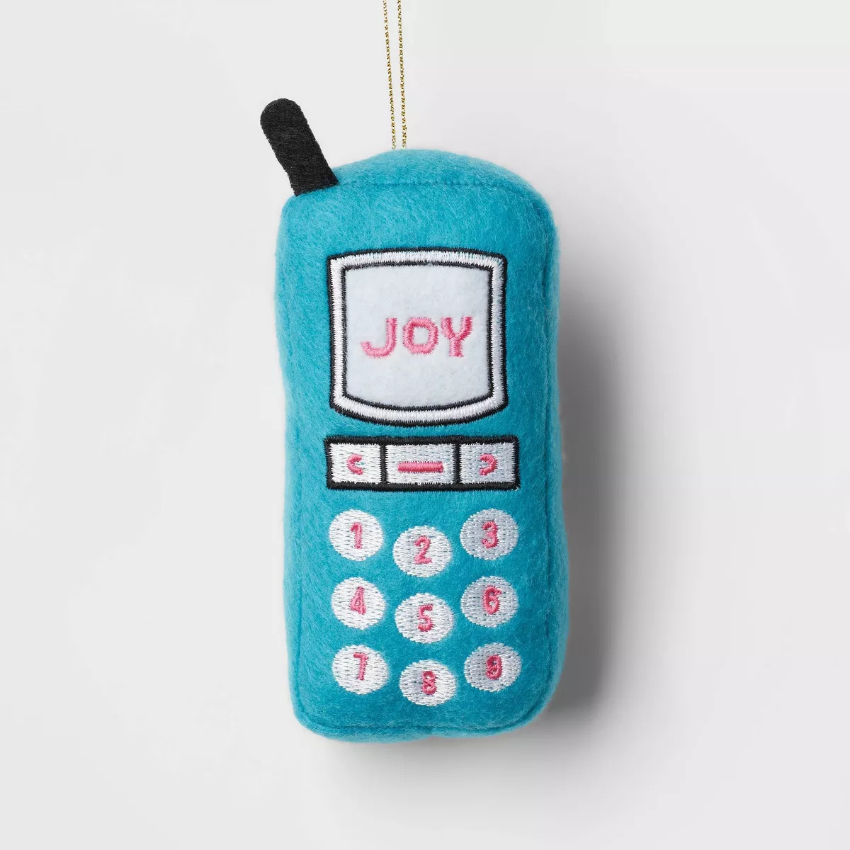 Fabric 'Joy' Cell Phone Christmas Tree Ornament Blue - Wondershop™ | Target