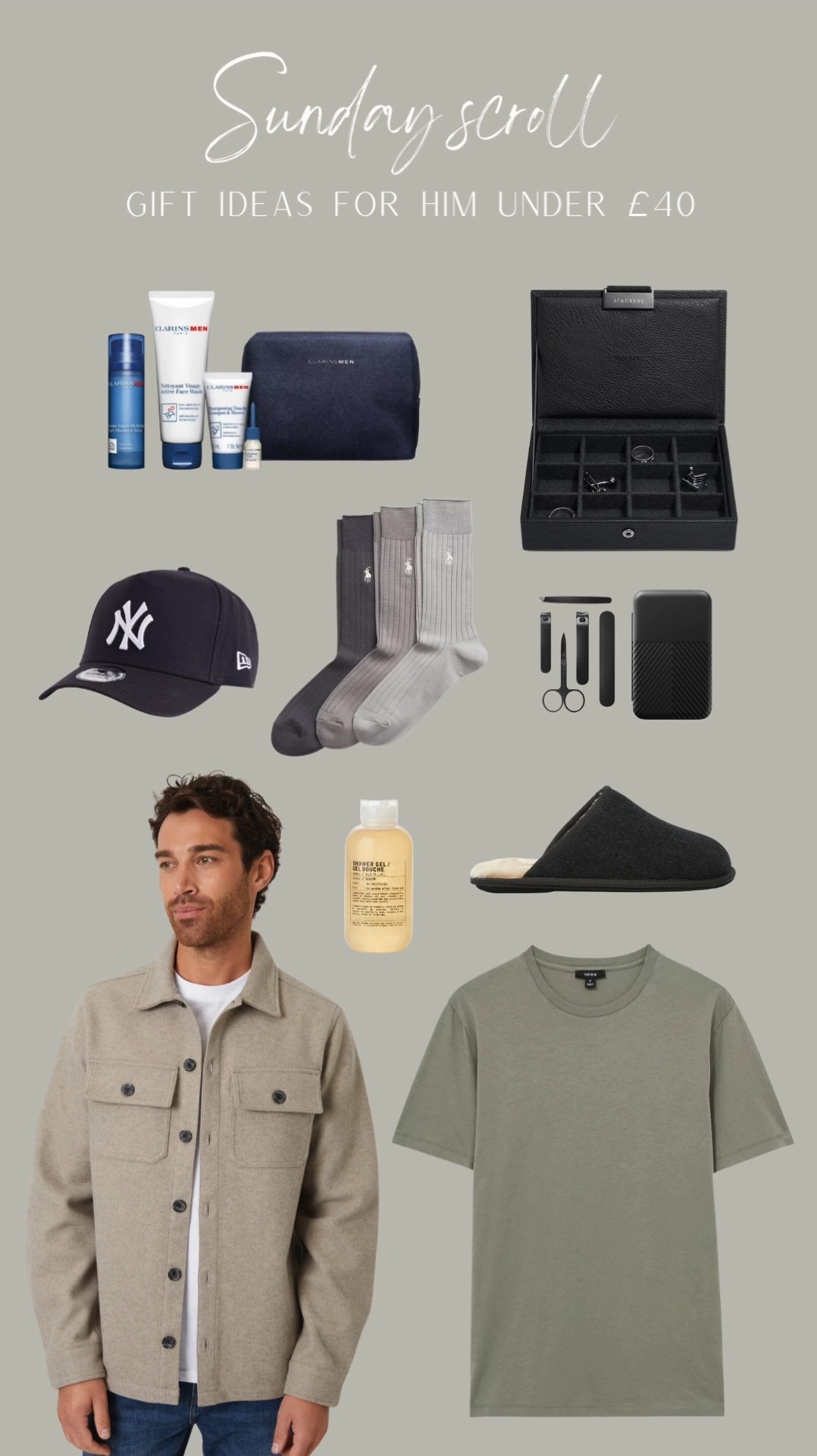 Sunday scroll - see what’s caught my eye whilst browsing online.

Men’s gift edition! Gifting ideas for him, all under £40




#LTKgiftguide #LTKuk