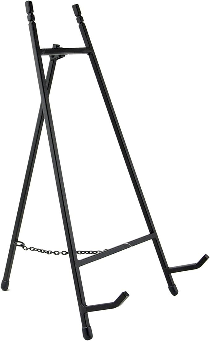 Red Co. Modern Metal Tripod Plate Stand and Art Holder Easel in Black - 13" | Amazon (US)