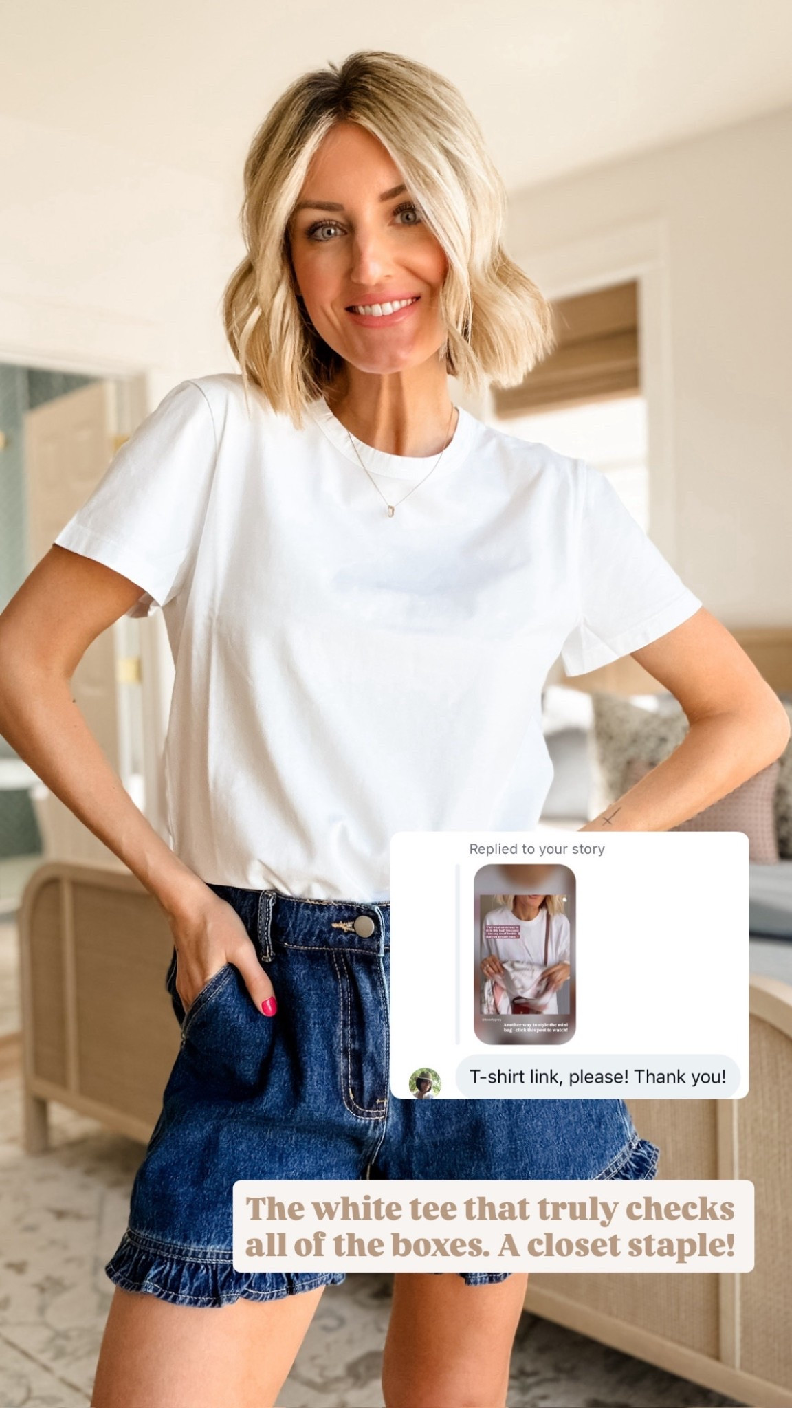 I found the perfect white tee that checks all the boxes 👏🏼 wearing S.

Loverly Grey, white tee outfit, denim shorts outfit, jean shorts outfit, spring fashion, closet staples, spring outfit ideas 

#LTKootd #LTKSeasonal