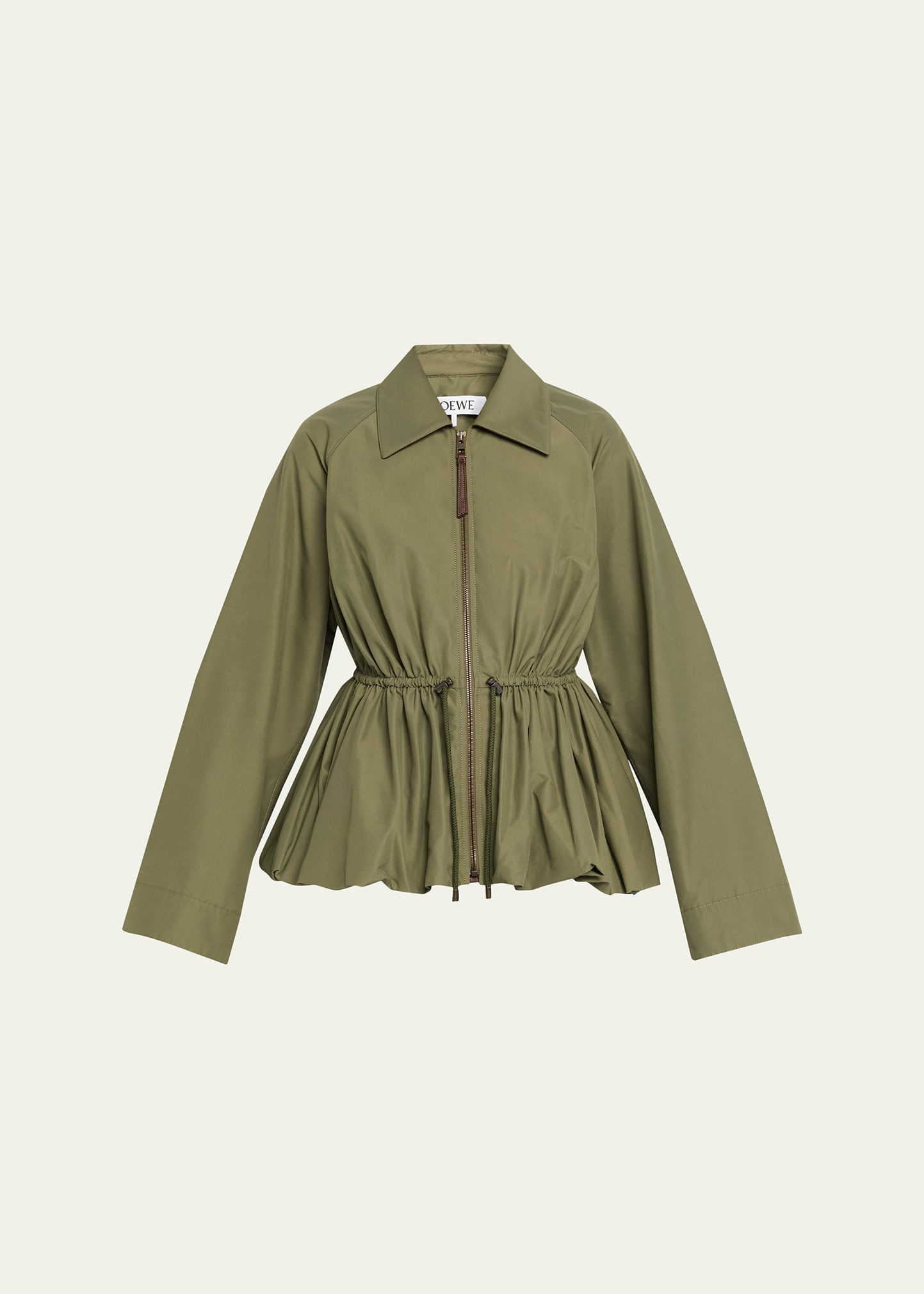 Loewe Ruched Windbreaker Jacket | Bergdorf Goodman
