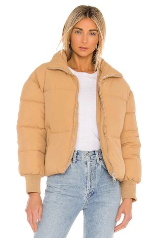 Lovers and Friends Jillian Puffer Jacket in Nude from Revolve.com | Revolve Clothing (Global)