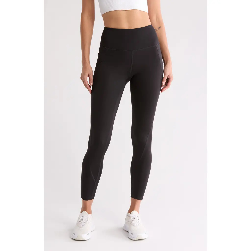 Z by Zella Fleece Lined Pocket Leggings in Black at Nordstrom Rack, Size Small | Nordstrom Rack