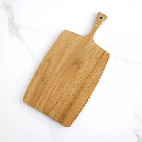Lakeside Rectangle Cutting Board - Charcuterie Serving Tray with Handle | Target