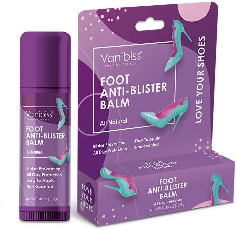 Vanibiss Foot Anti Blister Balm - Foot Blister Prevention - Anti Friction Balm Stick and Foot Cha... | Amazon (CA)