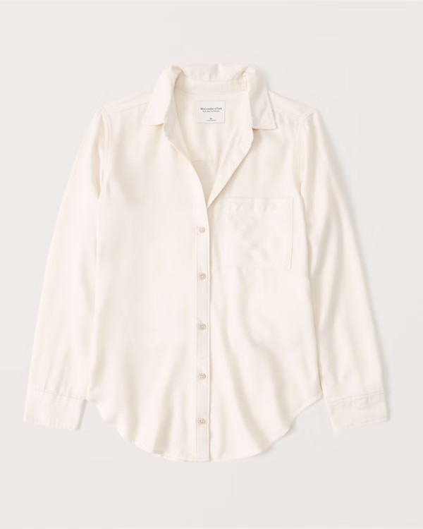 Boyfriend Flannel Shirt | Abercrombie & Fitch (US)