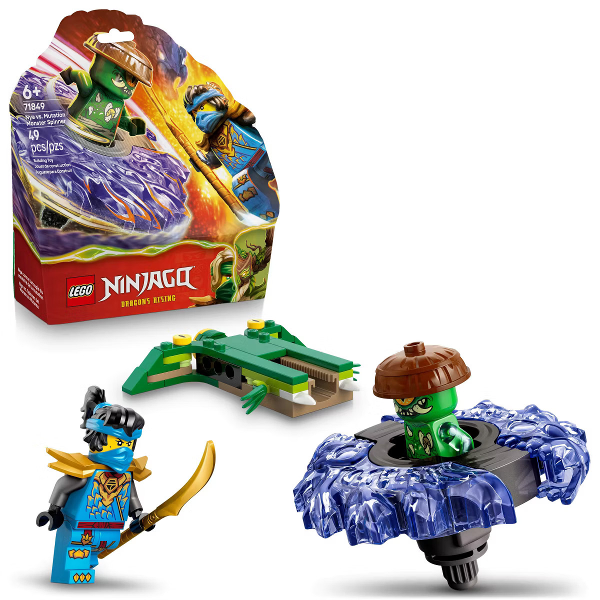 LEGO NINJAGO Nya vs. Mutation Monster Spinner 71849 | Target