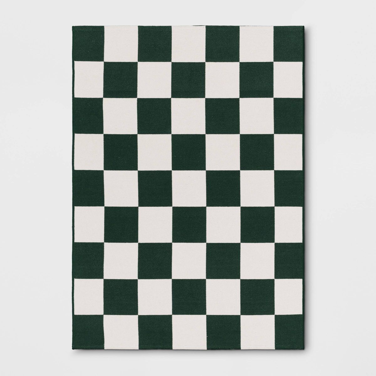 4'x5'6" Checkered Area Rug Ivory/Green - Room Essentials™ | Target