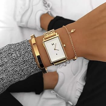 MVMT Signature Square Women's Minimalist Analog Watch | Amazon (US)