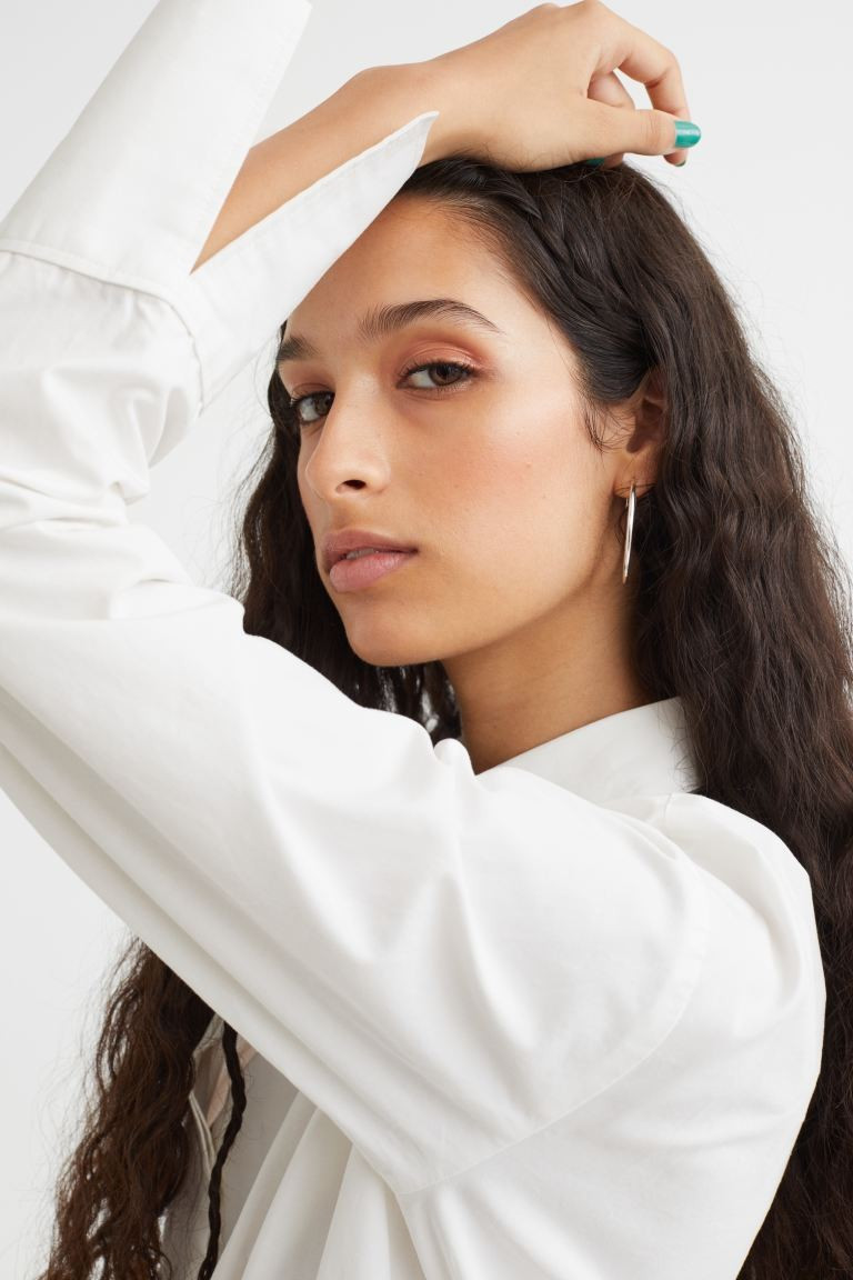 Cotton Poplin Shirt Dress | H&M (US + CA)