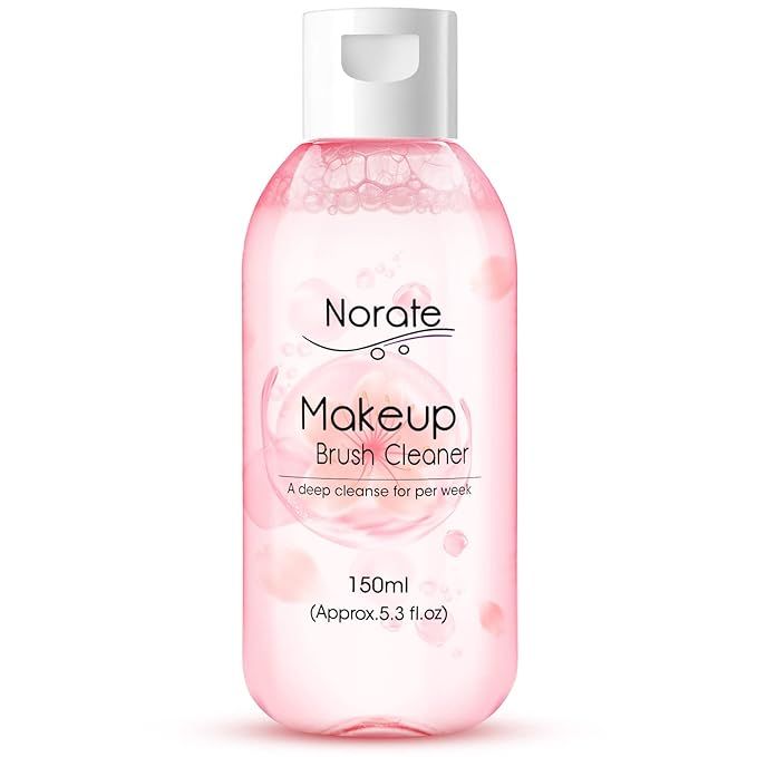 Norate Makeup Brush Cleaner, Make Up Brush Cleansers Solution, Makeup Cleaner for Makeup Brushes,... | Amazon (US)