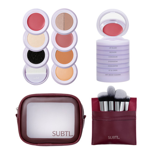 7-in-1 Full Face Makeup Stack with Brush Set and Travel Bag | Ulta