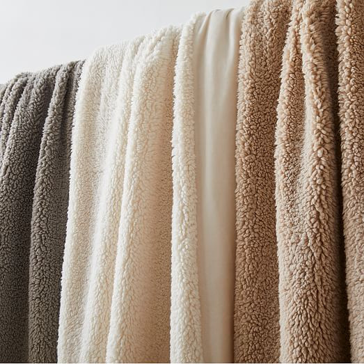 St. Jude Sherpa Pom Pom Throw | West Elm (US)