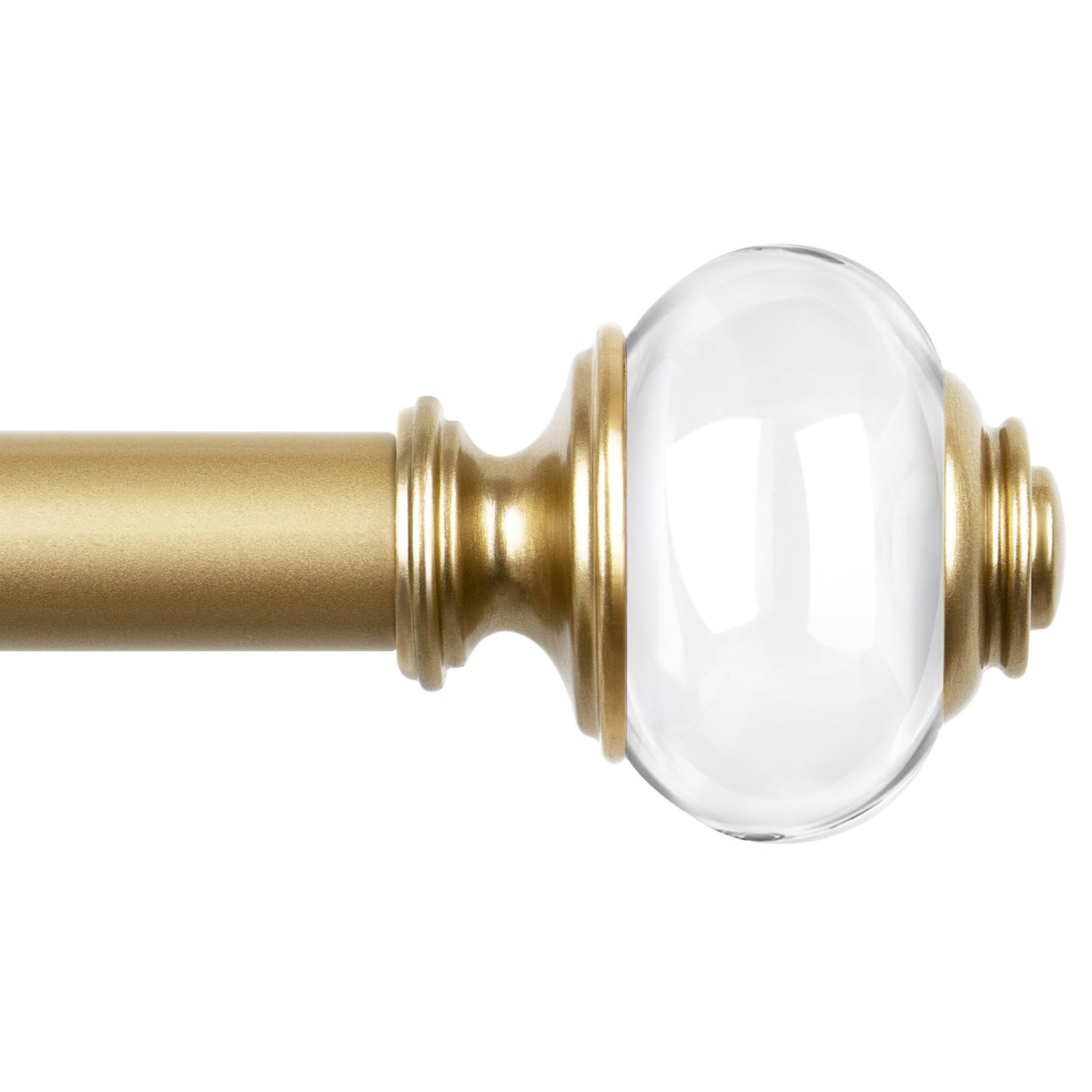 Gold Curtain Rods for Windows 48 to 84, USFOOK 7/8 Inch Telescoping Splicing Drapery Rods 32 to 8... | Amazon (US)