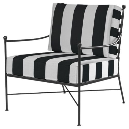 Isla Outdoor Iron Club Chair | One Kings Lane