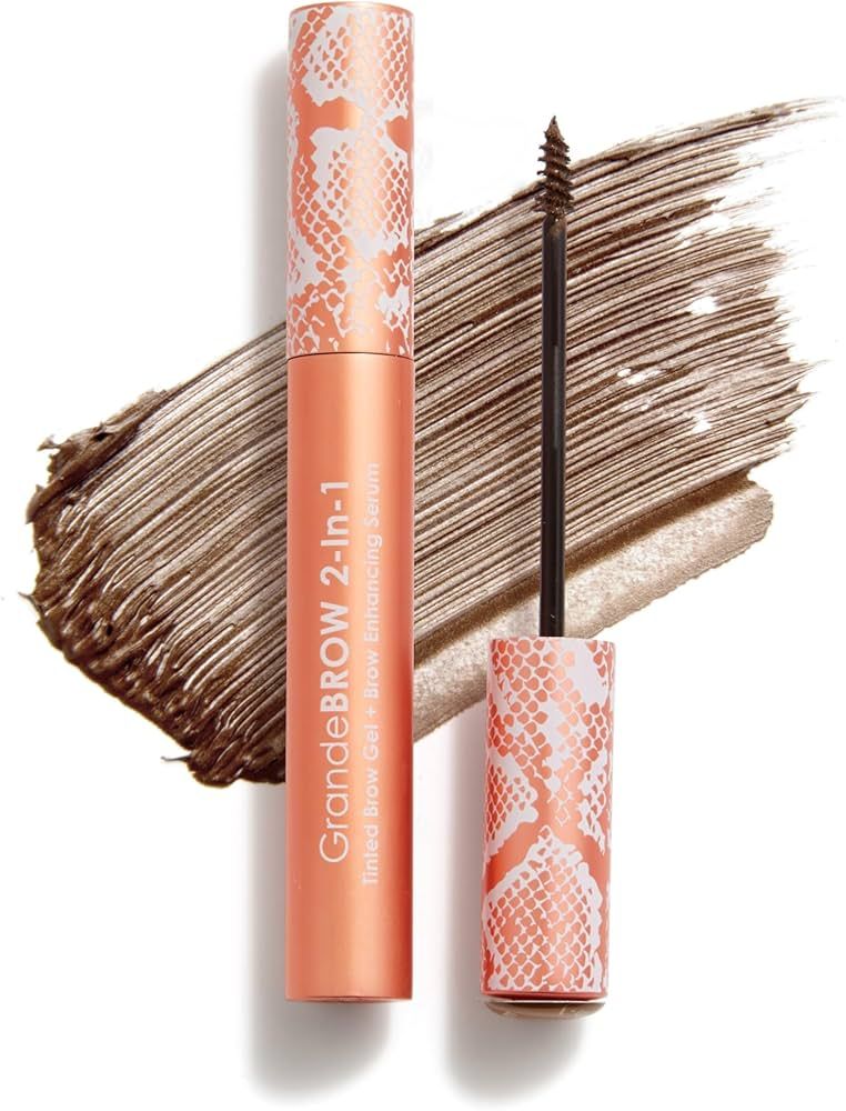 Grande Cosmetics GrandeBROW 2-in-1 Tinted Brow Gel + Brow Enhancing Serum | Amazon (US)