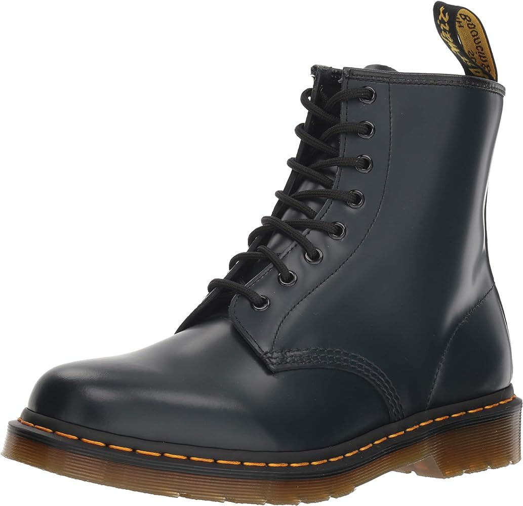 Dr. Martens, 1460 Original 8-Eye Leather Boot for Men and Women, Navy Smooth, 7 US Women/6 US Men | Amazon (US)