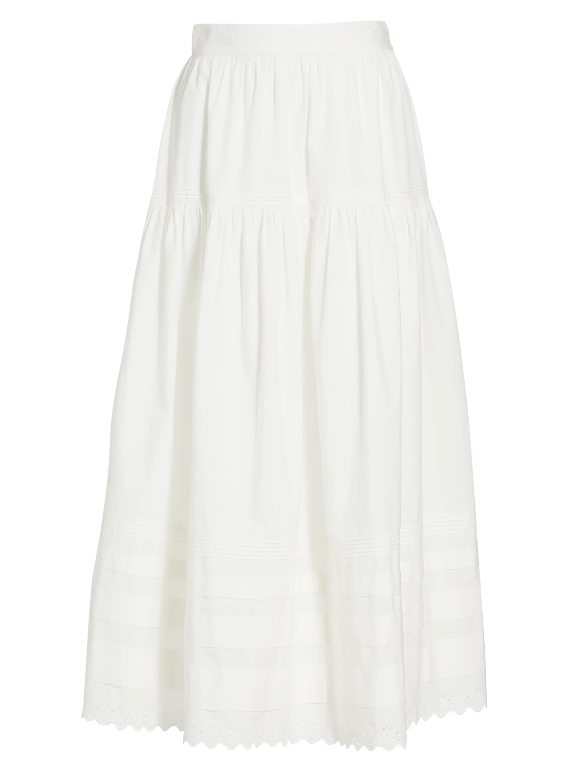 Sebastiane Tiered Cotton Maxi Skirt | Saks Fifth Avenue