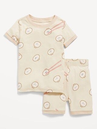 Snug-Fit Graphic Pajama Shorts Set for Toddler & Baby | Old Navy (CA)