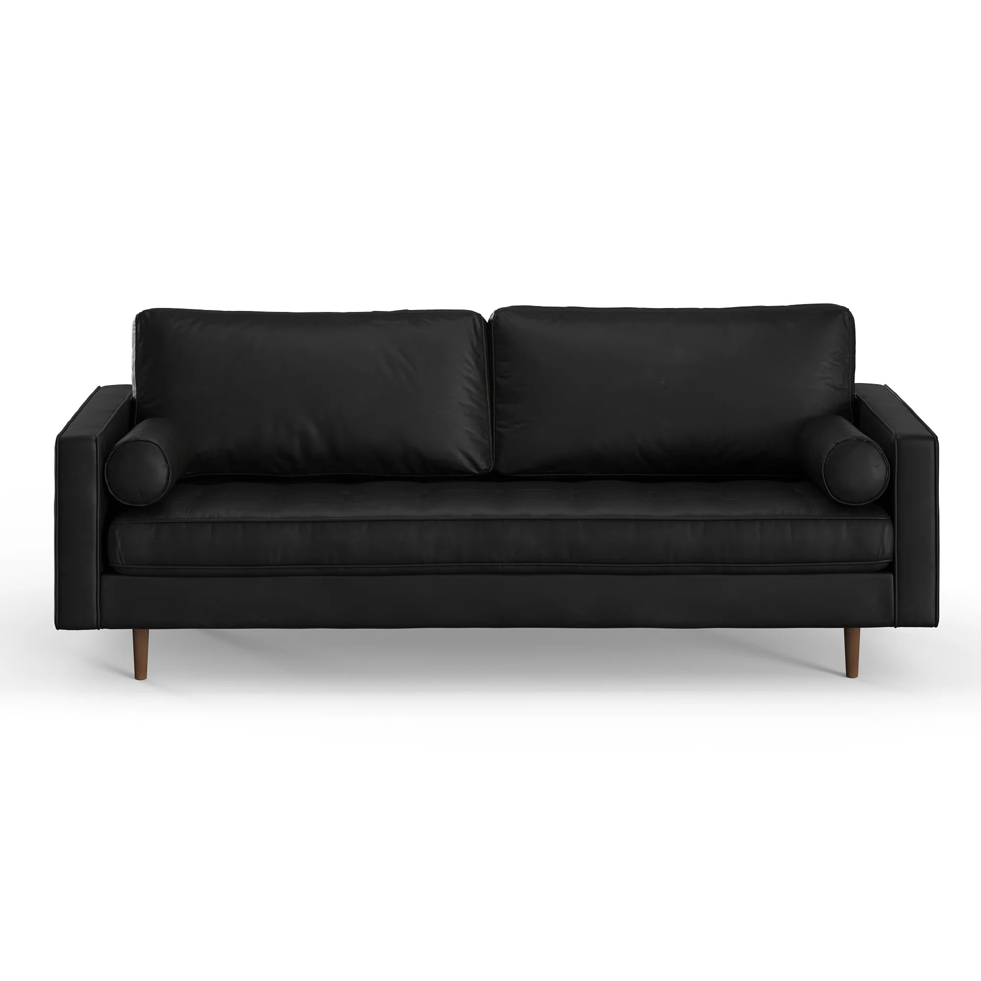 Geo 84" Vegan Leather Sofa | Wayfair North America