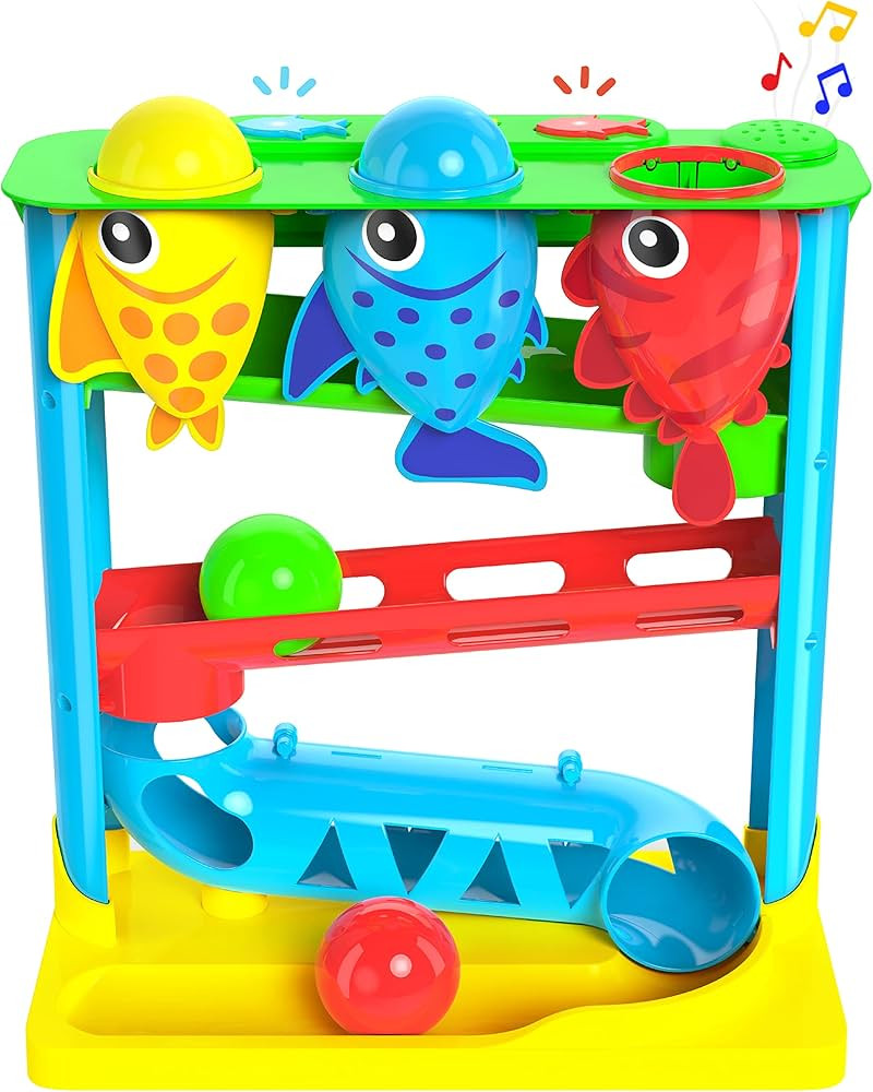 Move2Play, Feed The Fish, Interactive Baby Toy, 1 Year Old Birthday Gift For Boys & Girls, 9-12 M... | Amazon (US)