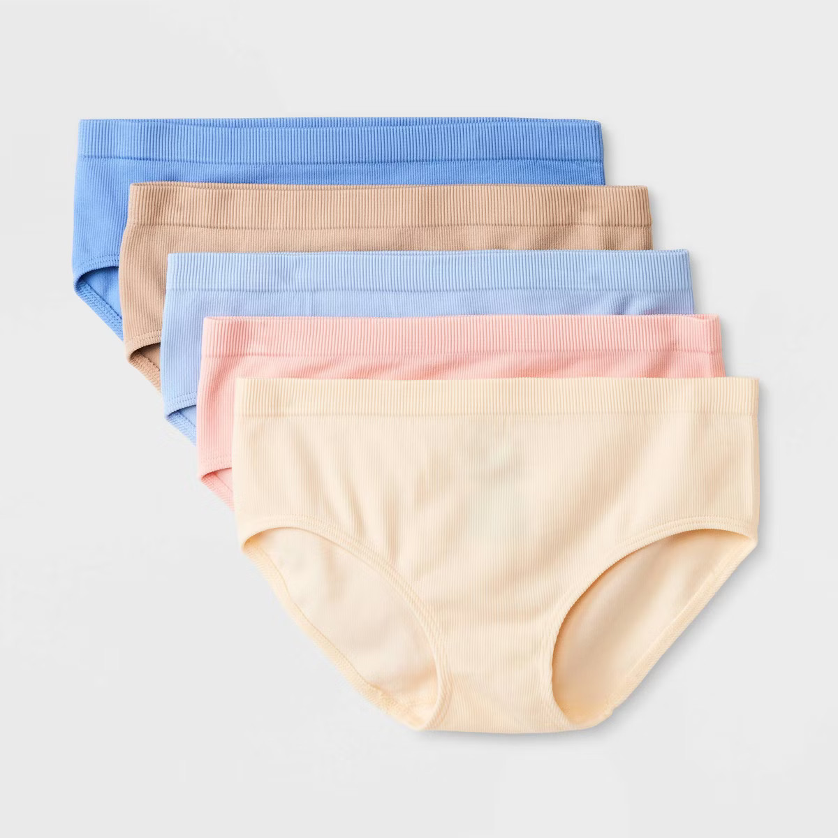 Girls' 5pk Ribbed Seamless Hipster - art class™ | Target