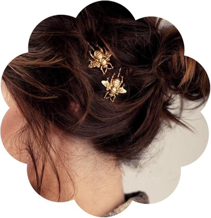 Kercisbeauty Party Boho Gold Bee Hair pins Clips for Women Teen Girls Headpiece Hair Accessories ... | Amazon (US)