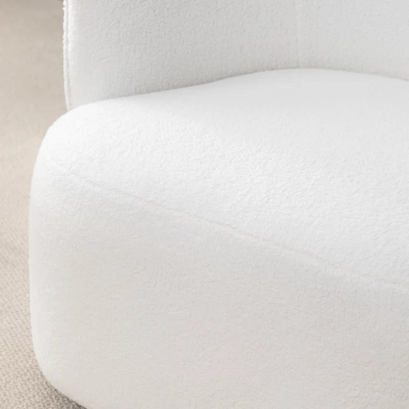 Janeesha Upholstered Swivel Barrel Chair | Wayfair North America