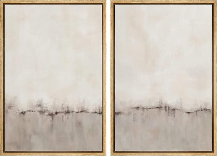 SIGNFORD Abstract Wall Art Decor, Neutral Framed Wall Art, Beige Wall Art, Boho Wall Art Decor - ... | Amazon (CA)