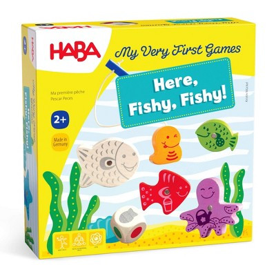 HABA My Very First Games - Here Fishy Fishy! Magnetic Fishing Game Ages 2+ Made in Germany Toddler Games, Learning Toys, Preschool Toys | Target