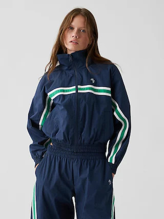 Gap × Malbon Textured Poplin Windbreaker | Gap (US)