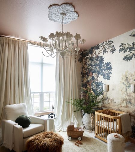 Mural wallpaper that we love in the nursery! Looks stunning, so pretty and is timeless. Perfect for our daughter  

#LTKbaby #LTKstyletip #LTKhome