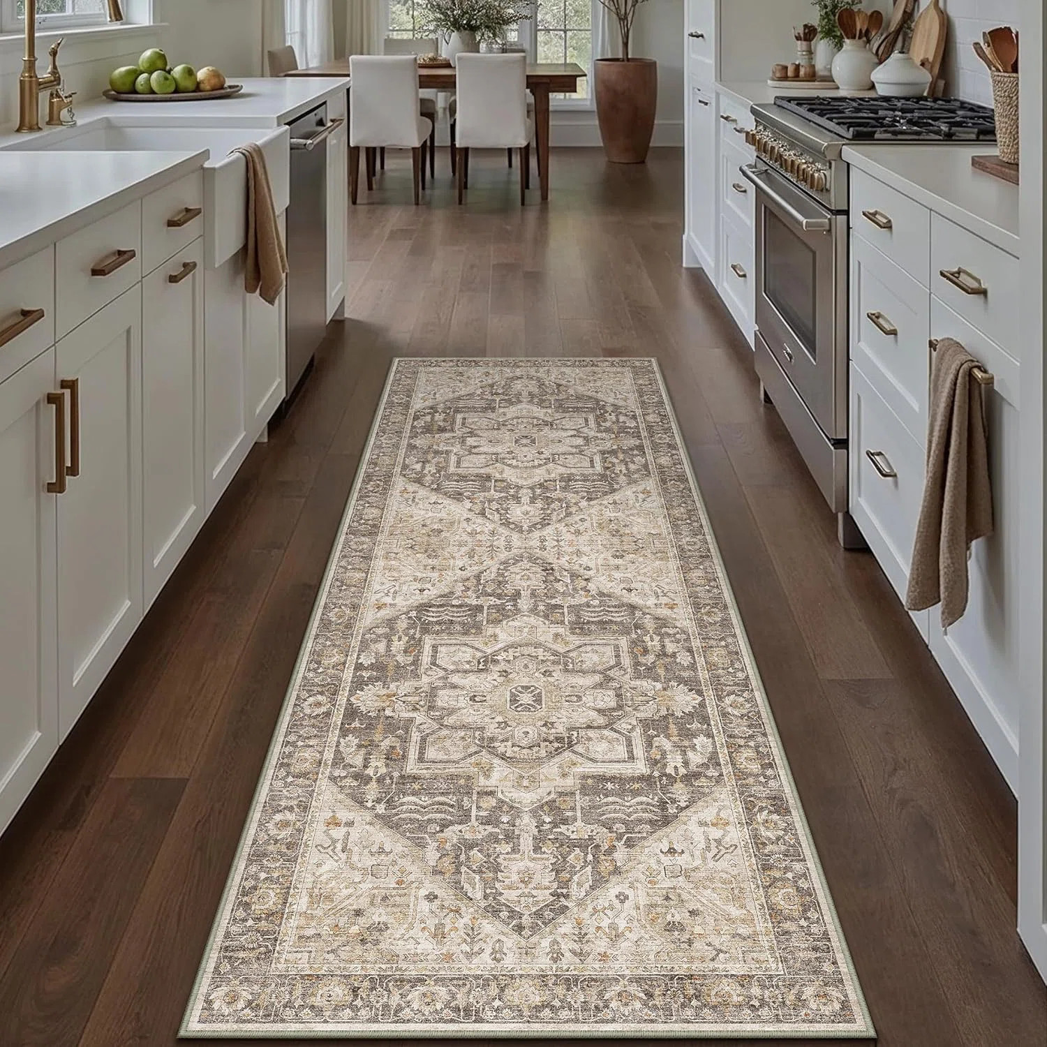 VENOPU 2x6 Vintage Washable Distressed Area Carpet,Hallway Runner Rug | Wayfair | Wayfair North America