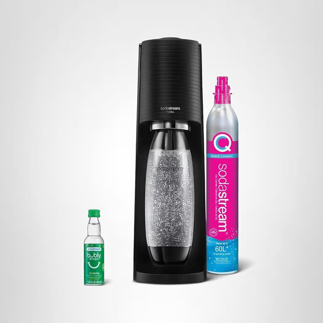 SodaStream - Terra Soda Streaming Machine - STARTER KIT - Sparkling Water Maker with CO2 & Bubly ... | Amazon (US)