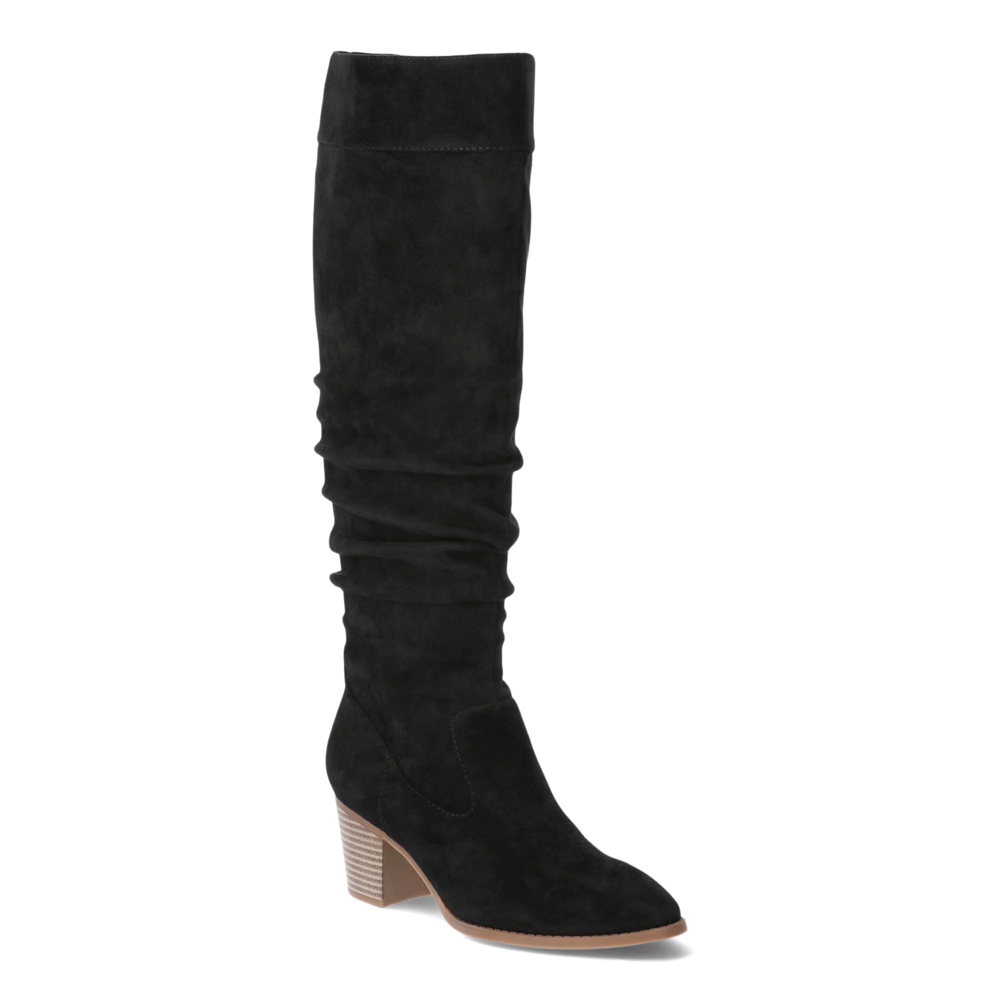 Time and Tru Women's Tall Heeled Slouch Boots, Sizes 6-11 | Walmart (US)