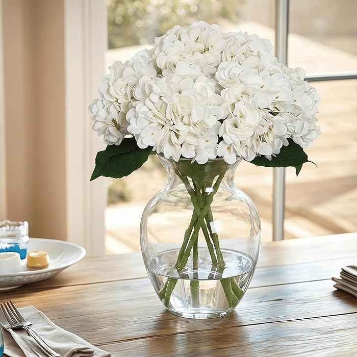 Artificial Flower Hydrangea Fake Hydrangea, Used in The Center of The Family Bathroom Desk Shelf ... | Amazon (US)