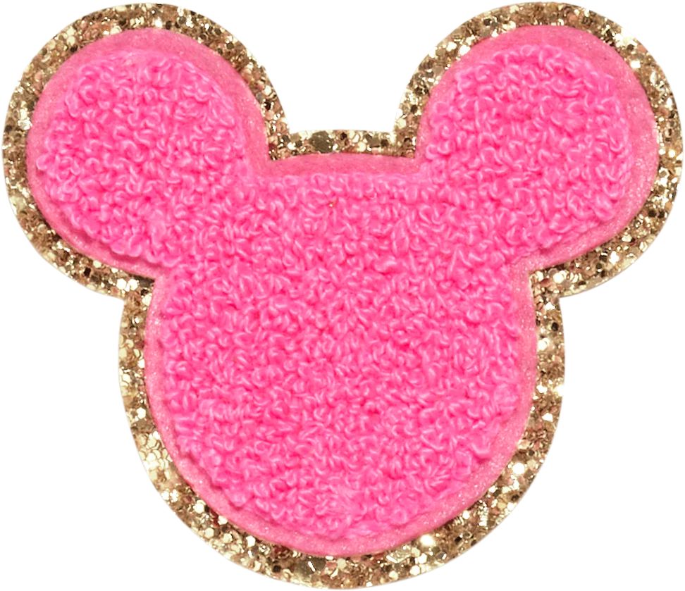Bubblegum Disney Mickey Mouse Glitter Patch | Stoney Clover Lane