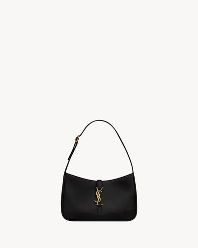 saint laurent monogram hobo bag with an adjustable strap and tab closure with metal YSL hook. | Saint Laurent Inc. (Global)