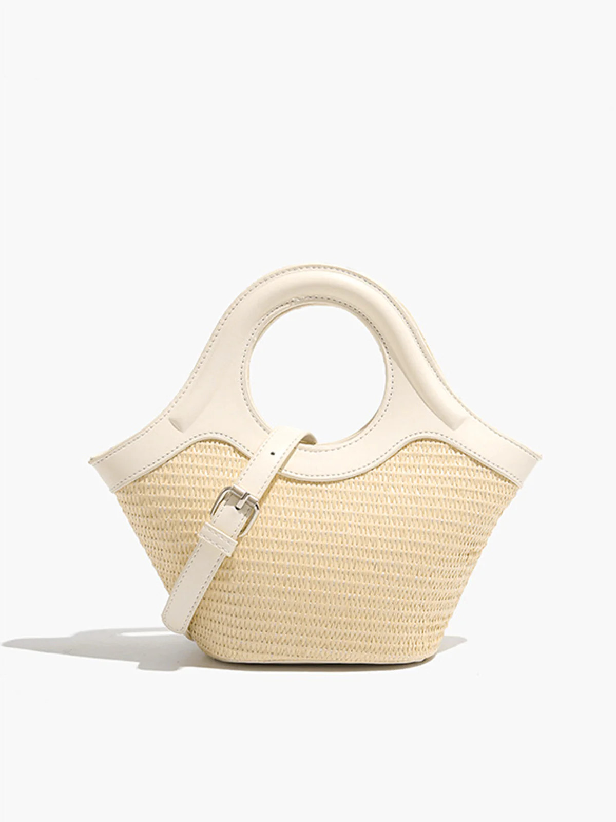 Ivory Strand Circle Bag | Commense